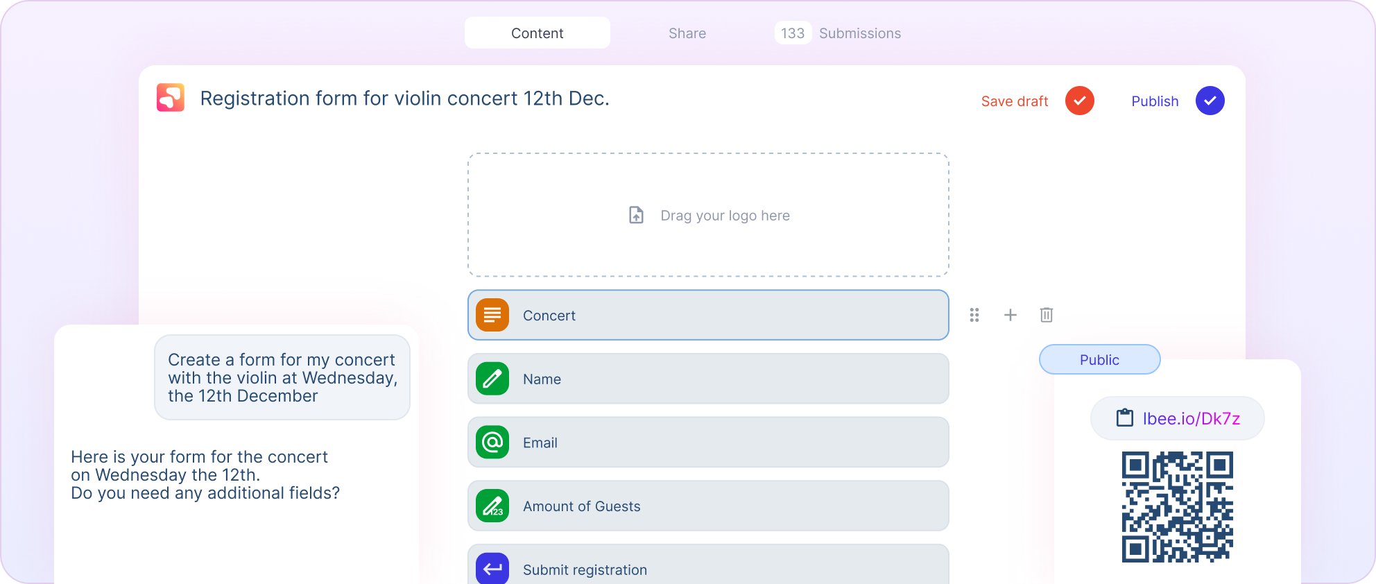 Form teaser